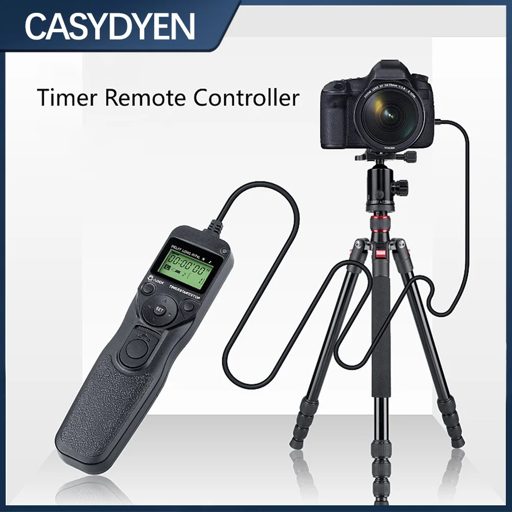 RS-60E3 Multi-Function Timer Remote Switch Remote Cord For Canon EOS 550D 500D 60D 1100D