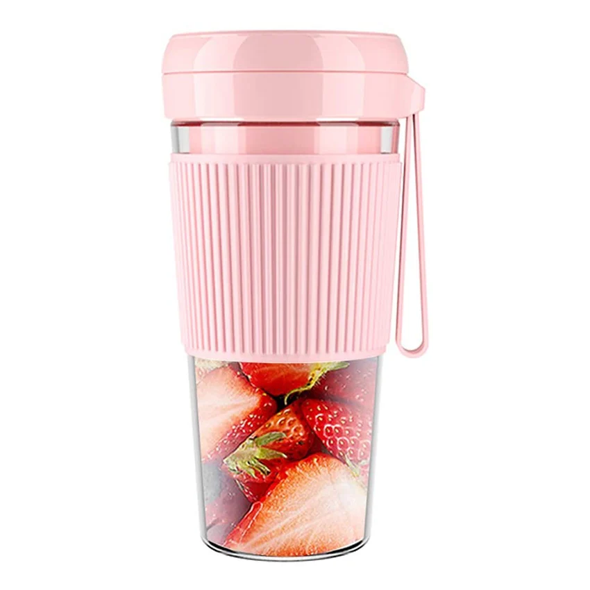 Espremedor portátil sem fio mini usb espremedor elétrico casa espremedor smoothie liquidificador rosa