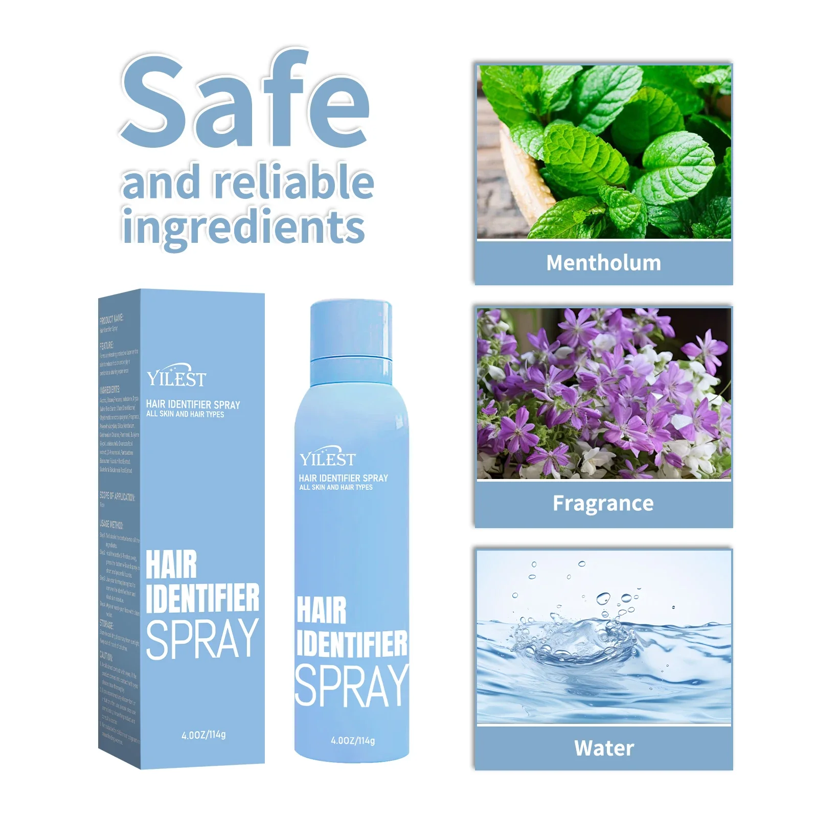 

114 мл спрей для идентификации волос, безболезненный ингибитор бритья лица, депиляция для женщин, удаление волос на лице и гладкая красота, уход за лицом