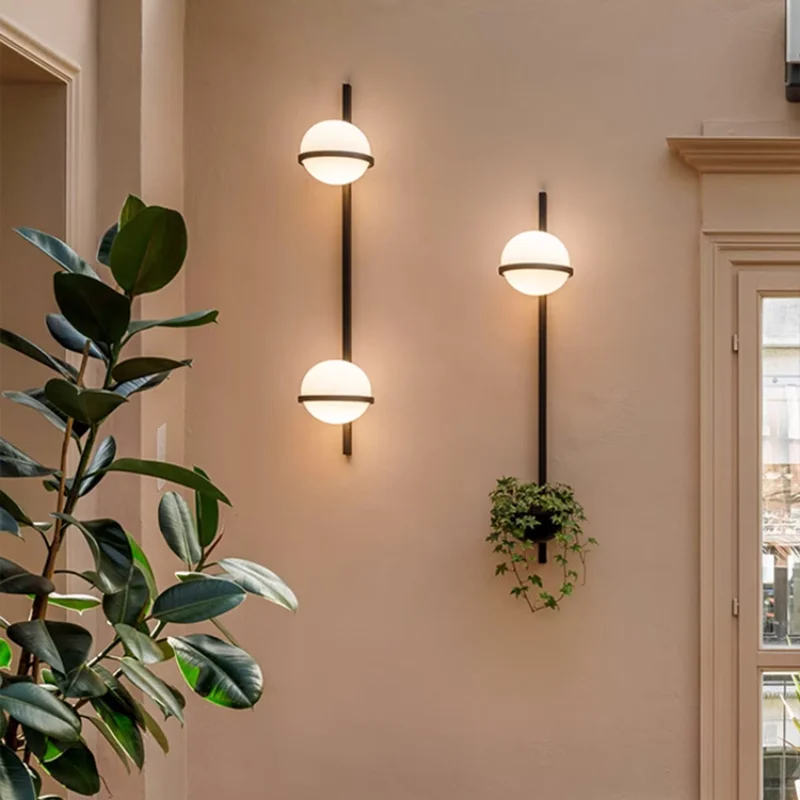 

Plant Wall Light Modern Designer Led Wall Lamp For Hotel Living Room Background Wall Study Bedroom Bedside Corridor Luxury Lamps