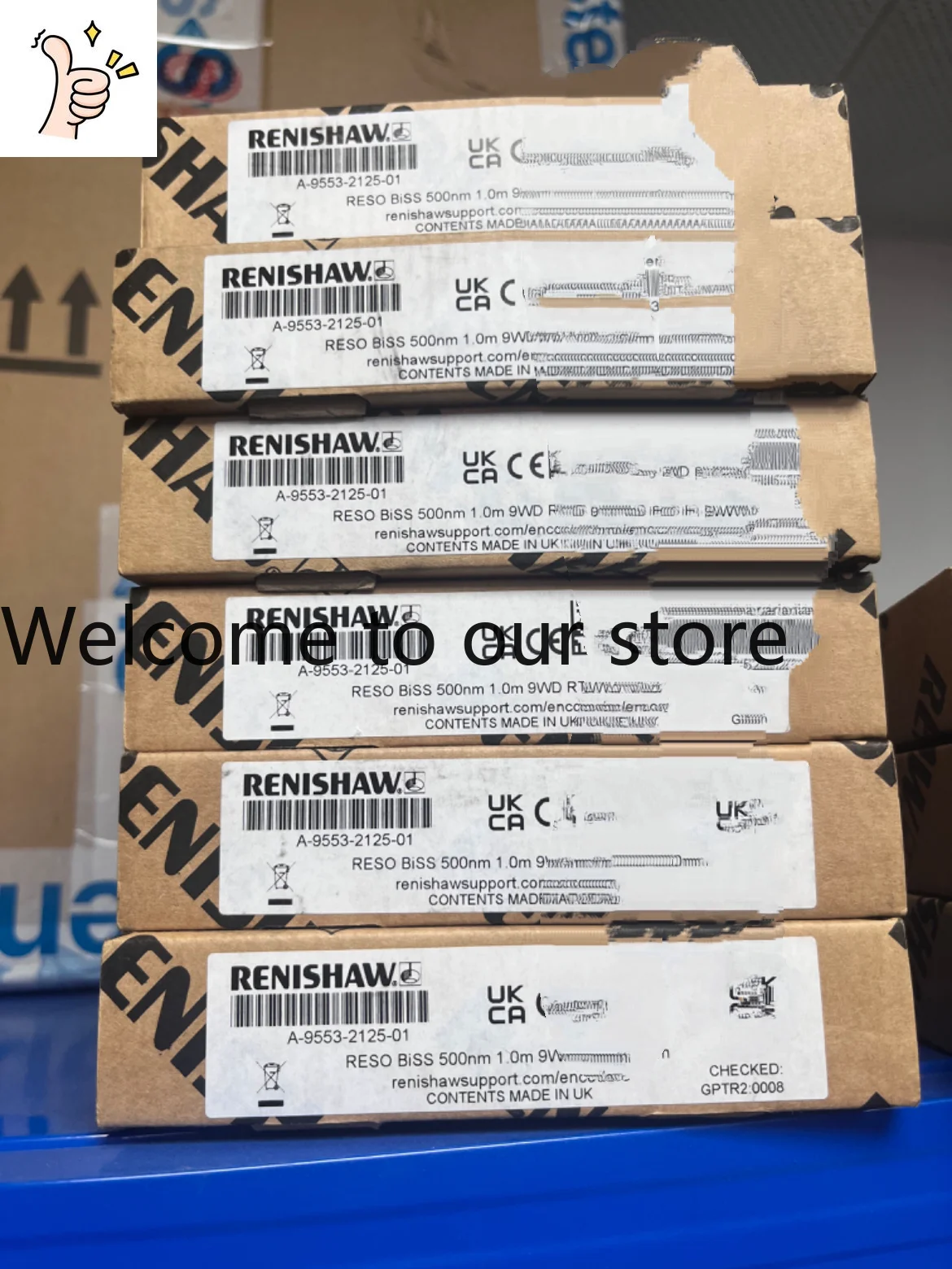 Brand New Original Renishaw Grating Reading Head A-9553-2125