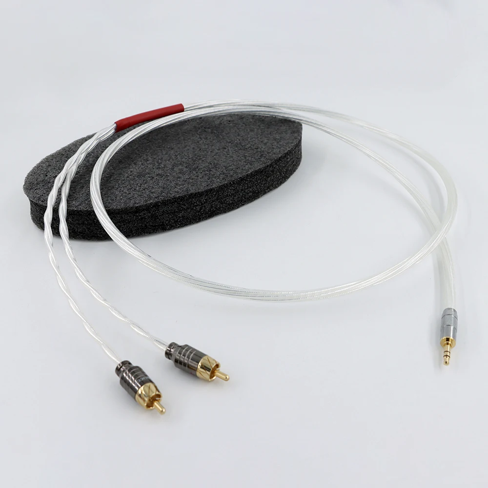 Fever Music Ribbon Odin 3.5mm One Minute Two RCA Audio Cable Odin 3.5 RPM Double Lotus