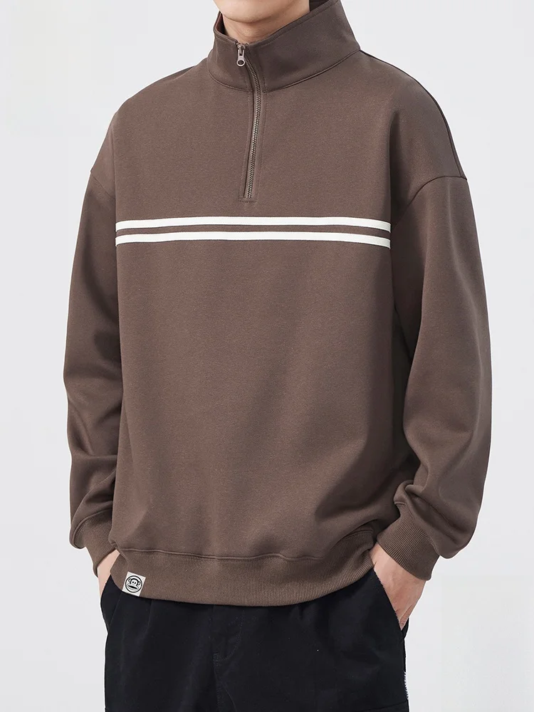 

PaulFrank Loose Fit Long Sve Zipper Hoodie Men's Spring Autumn Casual Top Monkey Face f Zipper Design Hoodie Streetwear