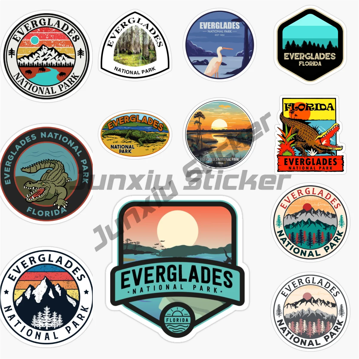 Everglades National Park, Florida, USA Scenic Car Sticker Vinyl Self-Adhesive Decorative Decal