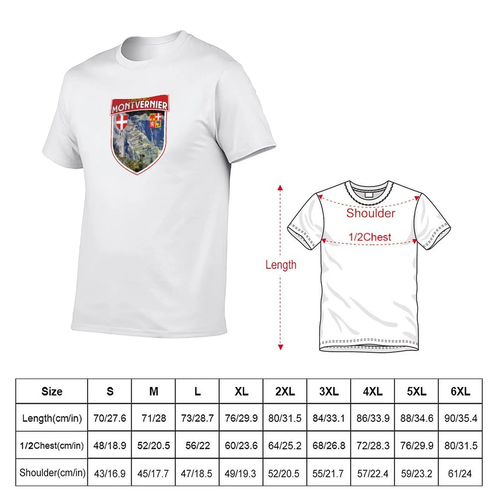 Lacets de Montvernier Cycling Motorcycle Shield T-Shirt Funny t-shirt summer tops tee shirts for men