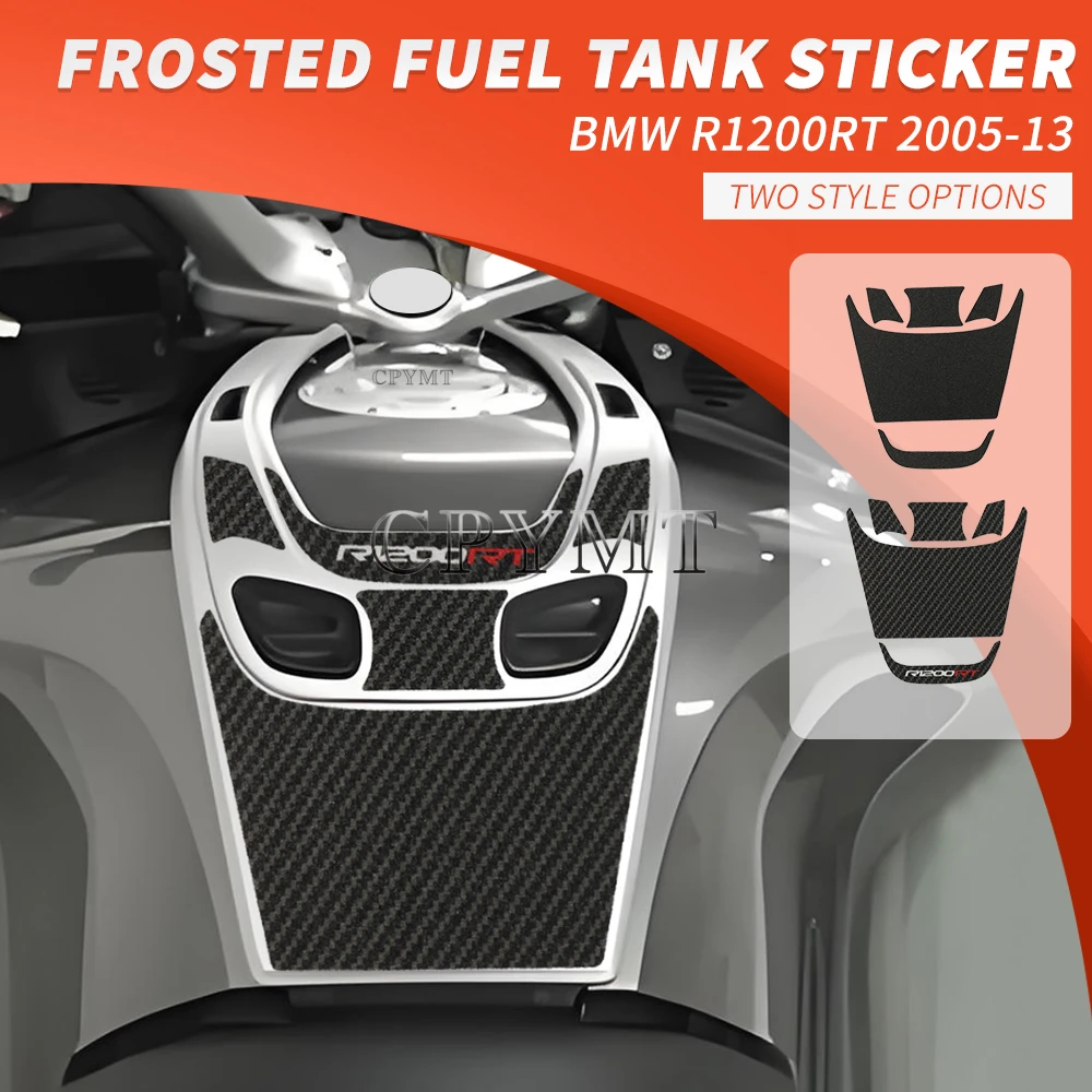 

Fit For BMW R1200RT 2005 - 2013 Motorcycle Upper Triple Yoke Defender Protector Frosted Sticker Fairing Symbol Decal