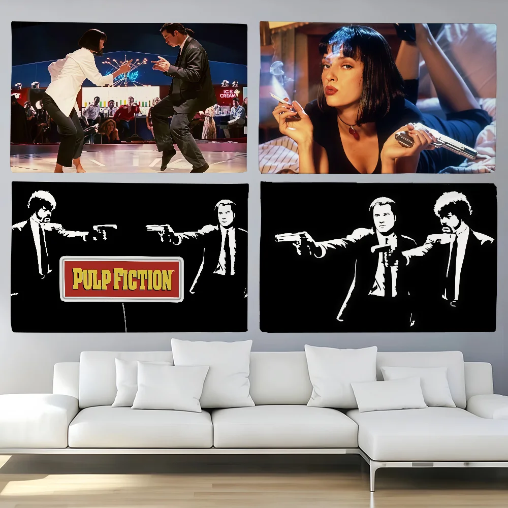 Film-Pulp-Fiction-Flagge zur Dekoration, für Picknick im Freien, zum Aufhängen, für Zuhause, Camping, Party, Banner