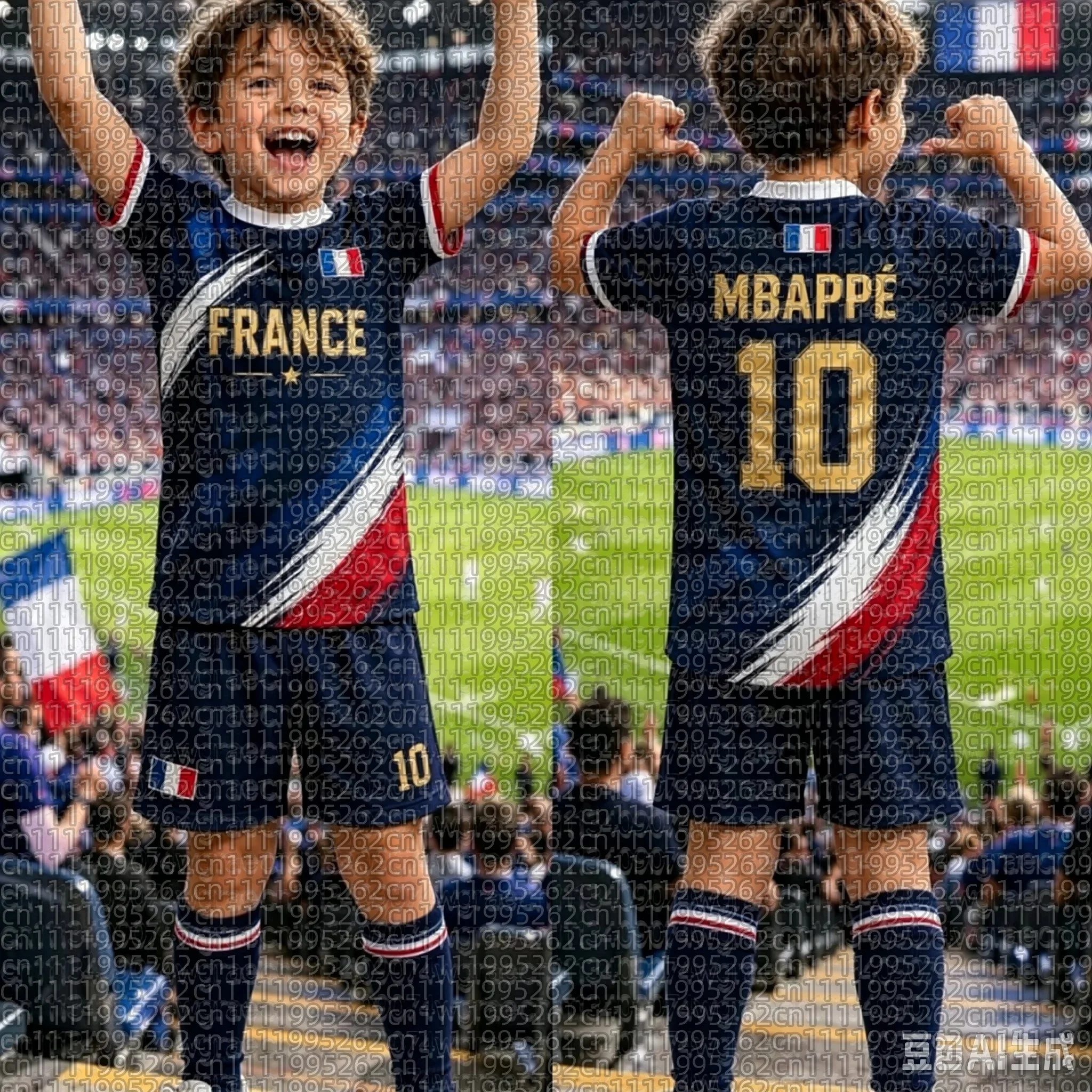 2026 Special Edition Mbappé #10 Rugby Jersey & Shorts – France Fan Apparel Unisex/Parent-Child/Kids' Sportswear Set