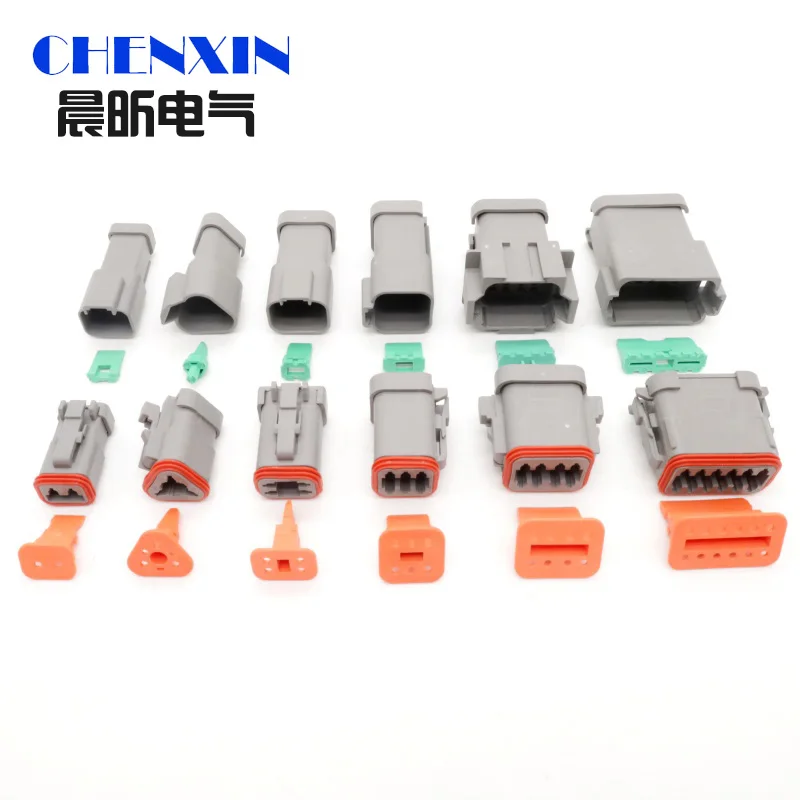 

Car accesso DT E003 2/3/4/6/8/12pin Auto waterproof connector Male Female Connector DT04-2P-E003 DT06-2S-E003