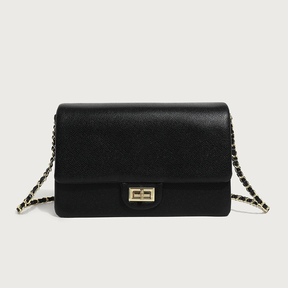 

Shoulder Armpit Bags for Women PU Leather Retro Flap Bag Female Large Capacity Metal Chain Casual Crossobdy Clutch