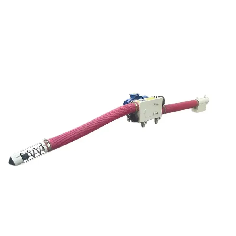 High Productivity Smooth Cement Chicken Feed Screw Conveyor with Motor Key Functions