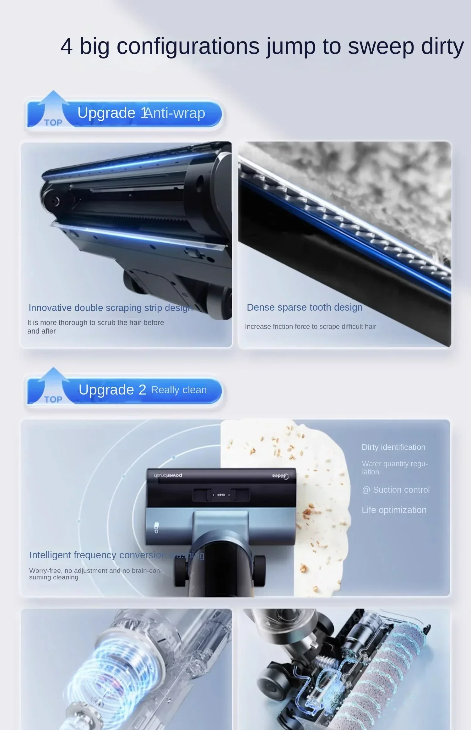 Original    Midea G5 Dust-free Washing Floor Smart Household Appliances Suction, Drag and Wash Integrated Vacuum Cleaner