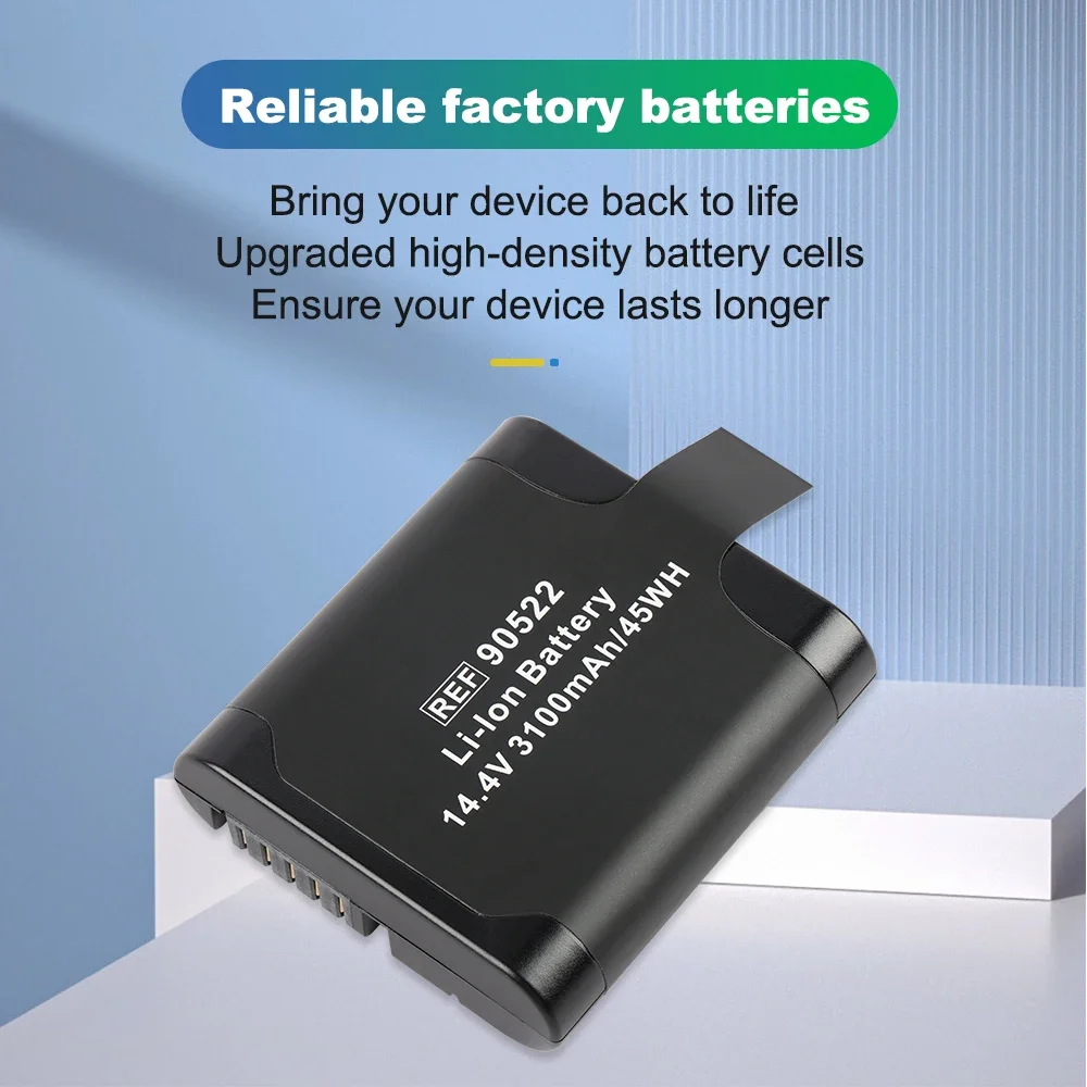 ETESBAY 90522 Replacement Battery For Integra REF 90500 LED Headlight System 3100mAh/45WH 14.4V