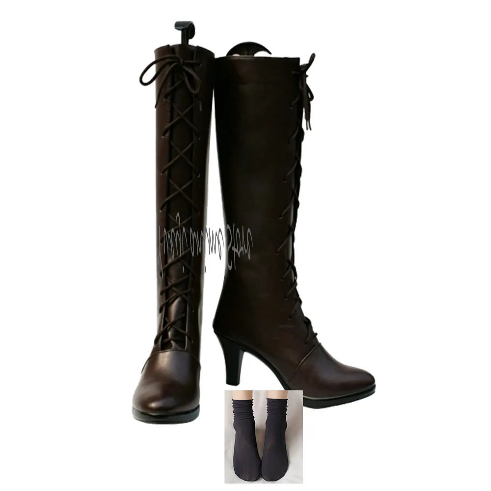

Customized-Ciel Phantomhive Cosplay High Heel Boots Anime Costume Shoes