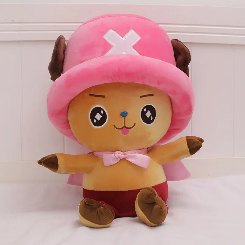 70cm große Größe ein Stück Chopper Anime Plüsch ausgestopfte Puppe Spielzeug kawaii niedlichen weichen Peluche Spielzeug Kinder Kissen Kinder