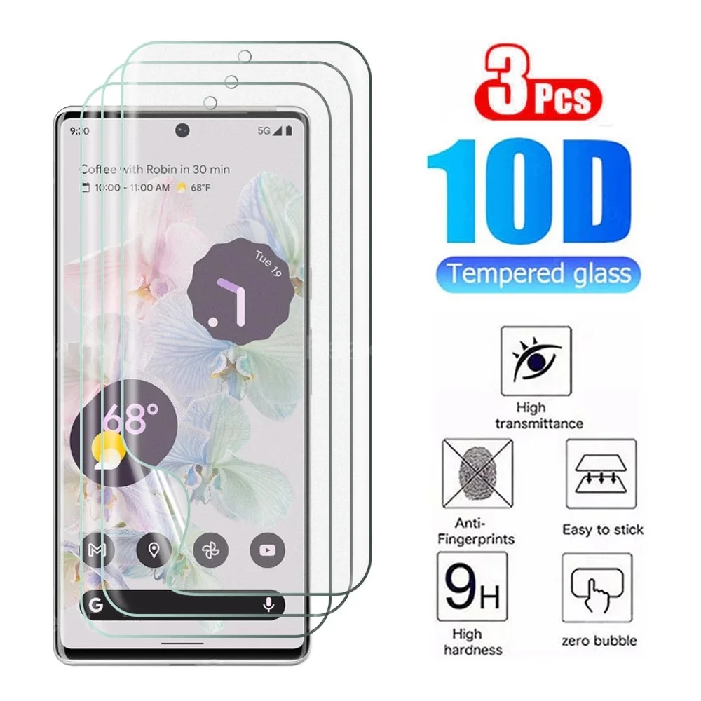 

Гидрогелевая пленка для защиты экрана Google Pixel 7A 3 5 3A 6 6A 7 4 XL 4A 5A 8 PRO, 3 шт.