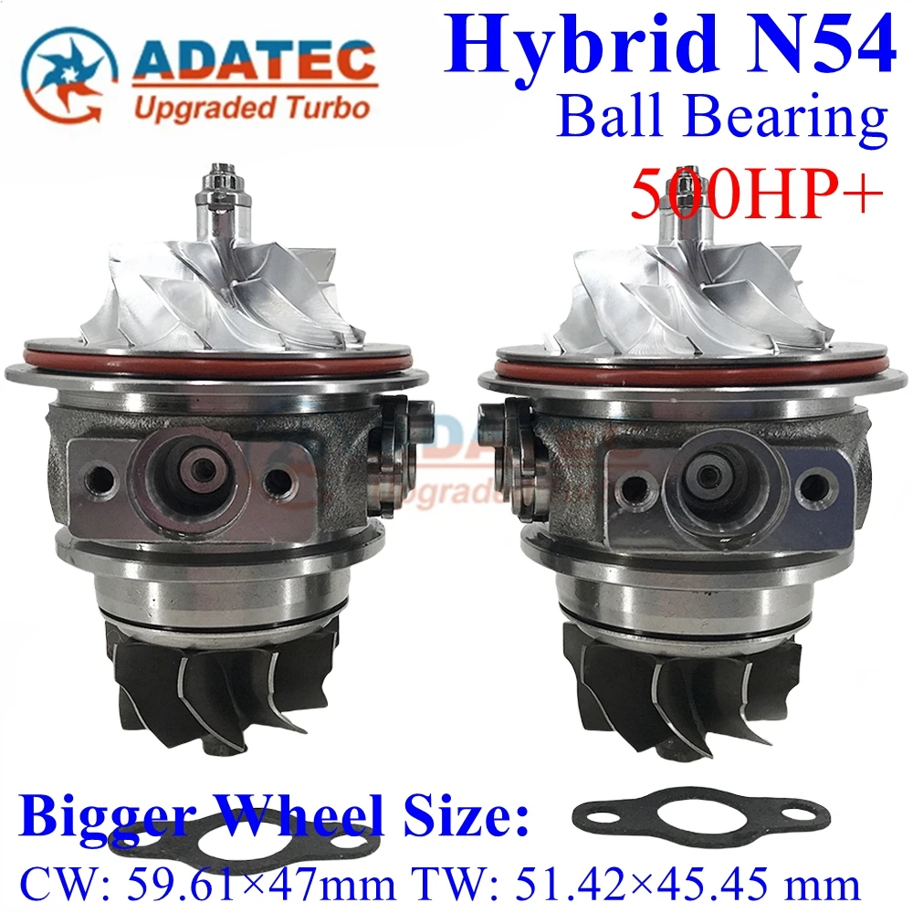49131-07030 49131-07040 TD04-17T Ball Bearing Hybrid N54 Turbo Cartridge 500HP+ Pair CHRA for BMW 535i 226Kw 306HP 3.5i N54 950