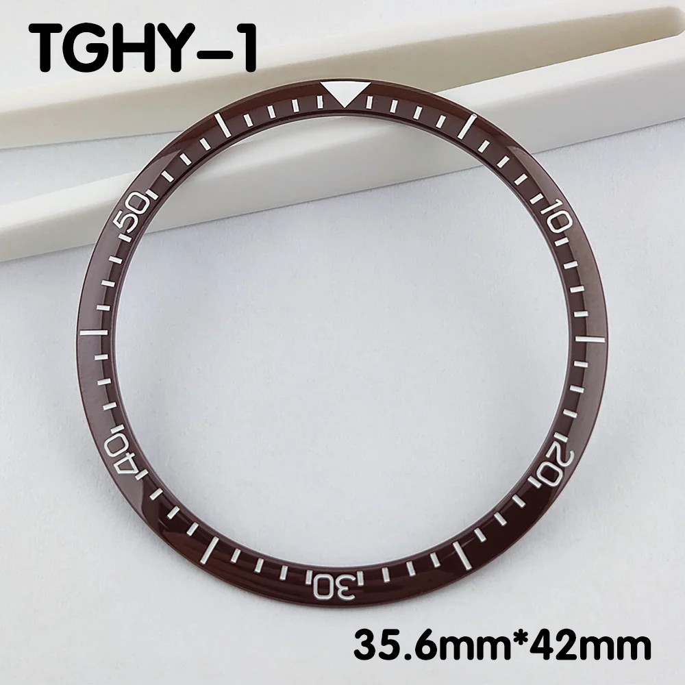 42MM Bezel Ceramic Sloping Bezel For Men Watch Parts Replacement Accessories Bezel Repair Tool TGHY Watch Bezel Watch Ring