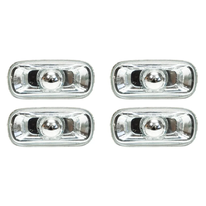 

4X Fender Side Marker Light Housing Cap Clear Lens For A4 B6 B7 A6 8E0949127