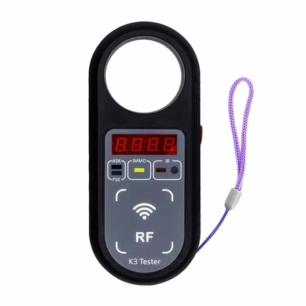 K3 Remote Key Tester with LCD Display for 100 999MHz Frequency Detection and Signal Analysis in Automotive Applications