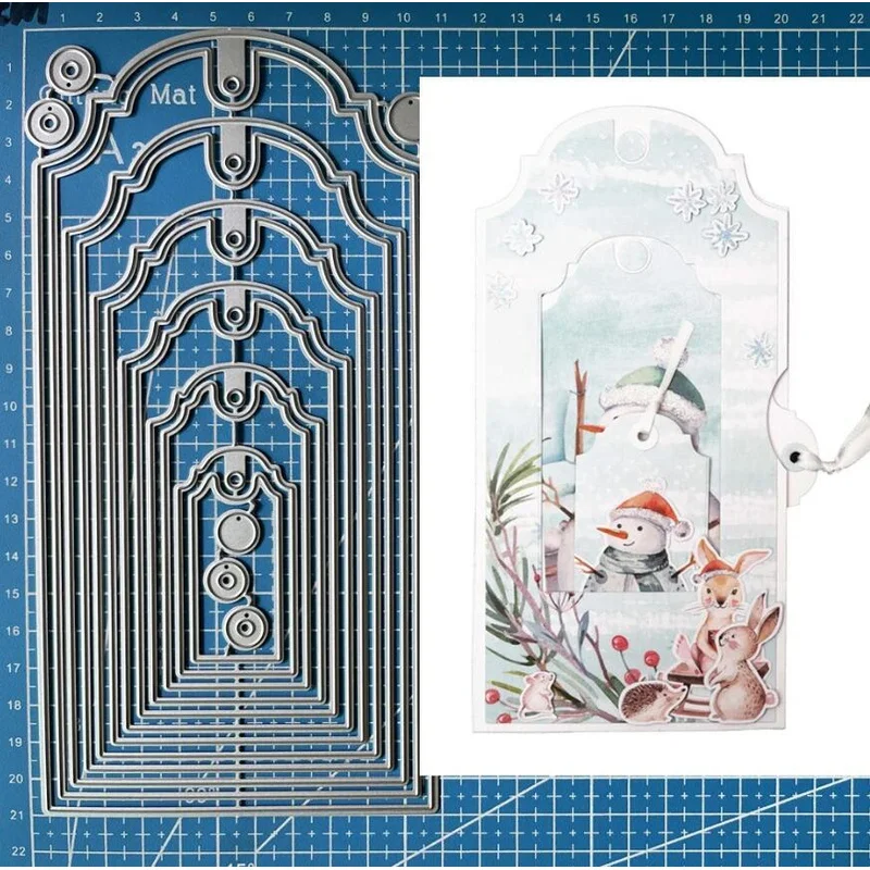 

Metal Cutting Dies Tag Scrapbooking Album Embossing Paper Card Crafts Stencils