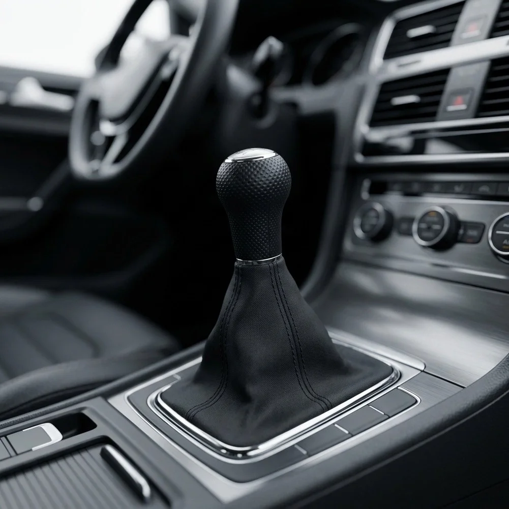 Transmission Lever Cover 5 Speed Shift Knob For Car Interior Upgrade Wear-resistant Plastic Dust Protection Design