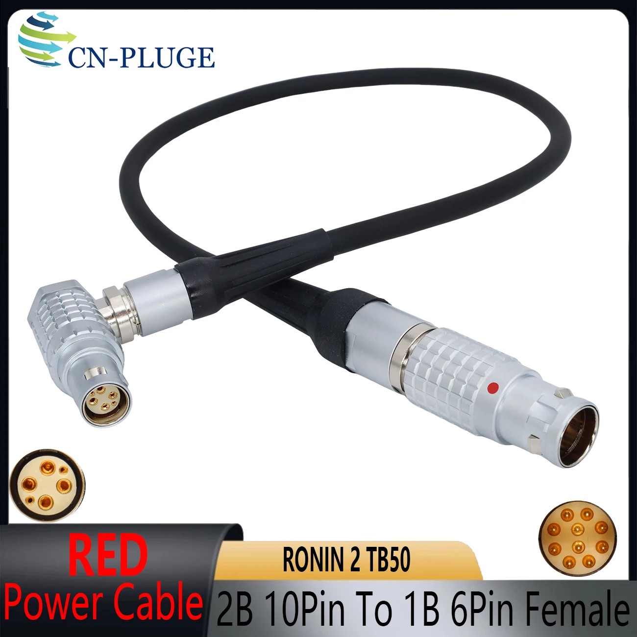 

DJI TB50 Battery 10Pin Power Supply RED V-Raptor/KOMODO X/DSMC2/DJI Ronin 4D Camera (4+2) 6Pin Female Power Cable