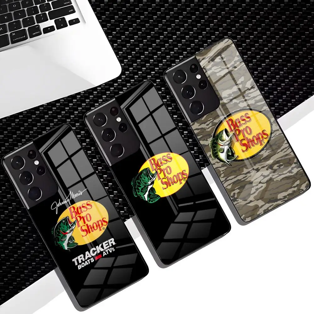 B-Bass-Pro-S-shops Handyhülle für Samsung S26 S25 Edge S24 S23 S22 Ultra Plus Fe A57 A37 A17 A56 5G Glasabdeckung