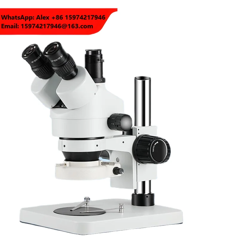 Digital Microscope Digital Zoom Repair Mobile Phone PCB Inspection Stereo Trinocular Microscope With Camera