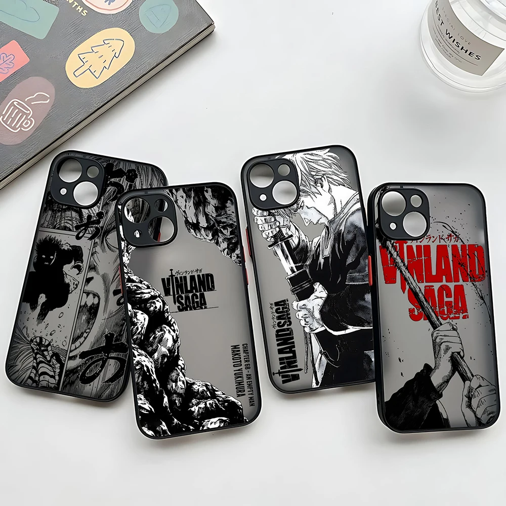 Vinland Saga Phone Case For iPhone 16 15 14 13 12 11 Mini Pro Max X XR XSMax 7 8 6 6s Plus Matte Clear Back Cover