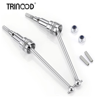 TRINOOD Wheel Hex Hubs Adapter/Drive Cup/Front/Rear CVD Drive Shaft For 1/18 RC Car HBX 18859 18858 18868 Upgrade Parts