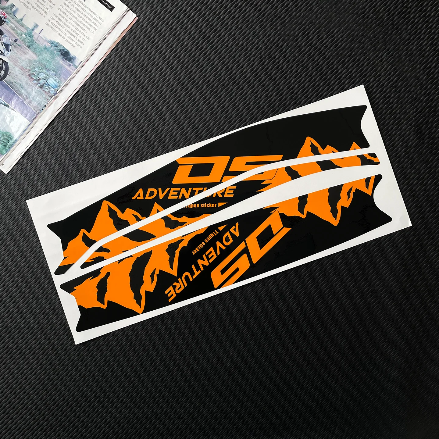 For VOGE 900 DSX DS900X Motorcycle Rear Swing Arm Sticker High Polymer ADV Moto Adventure Bike Decor Vinyl Accessories Decal