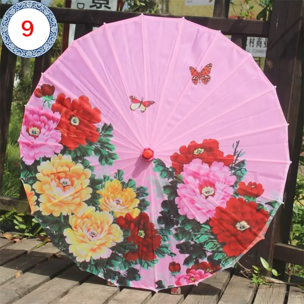 Chinesische antike Hochzeit Braut geöltes Papier Regenschirm klassische Modenschau Sonnenschutz Kostüme Fotografie Regenschirm