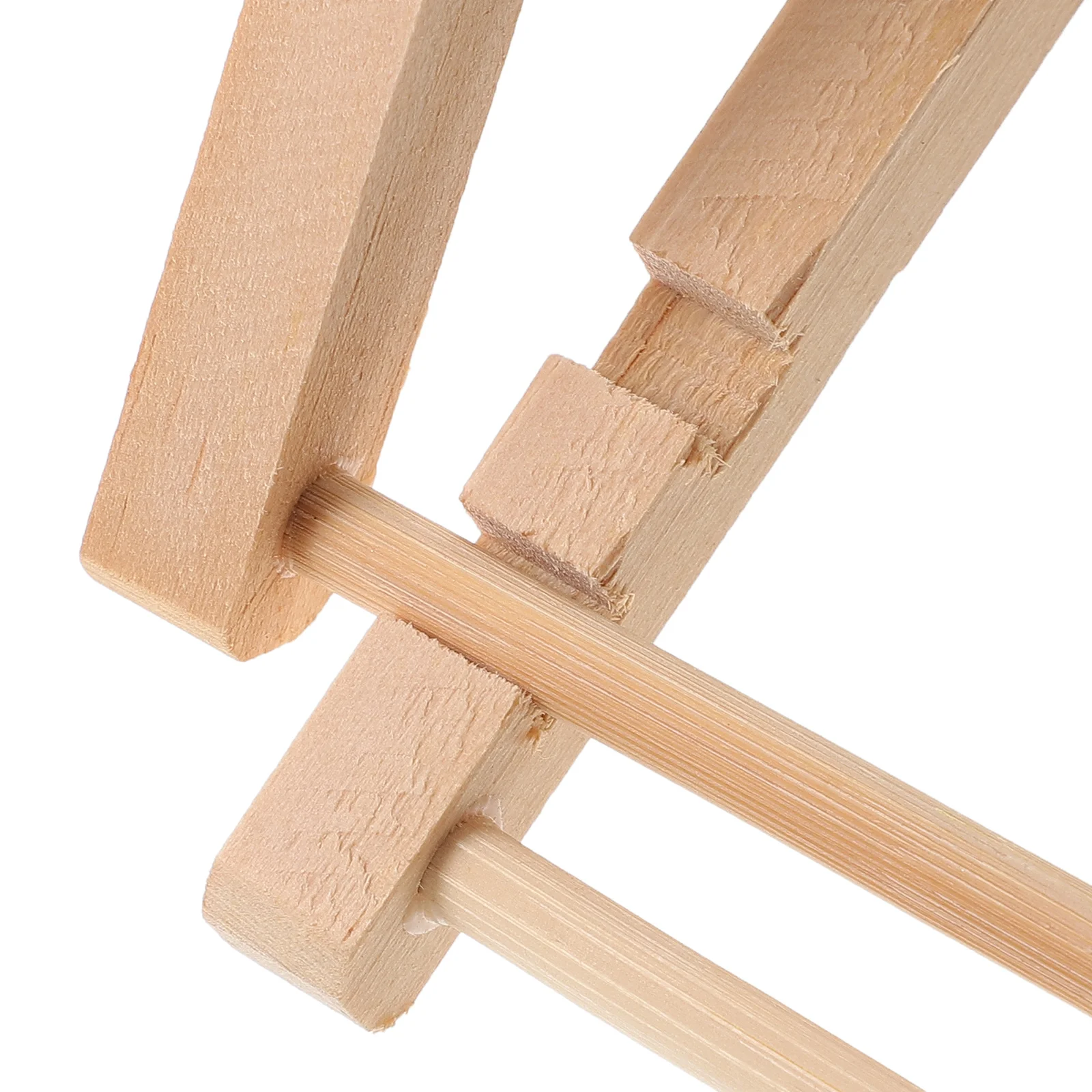 

Sturdy Beach Chair Decoration Large Wooden Frame with Striped Fabric Design Ideal for Home Office Desk Garden Indoor Outdoor