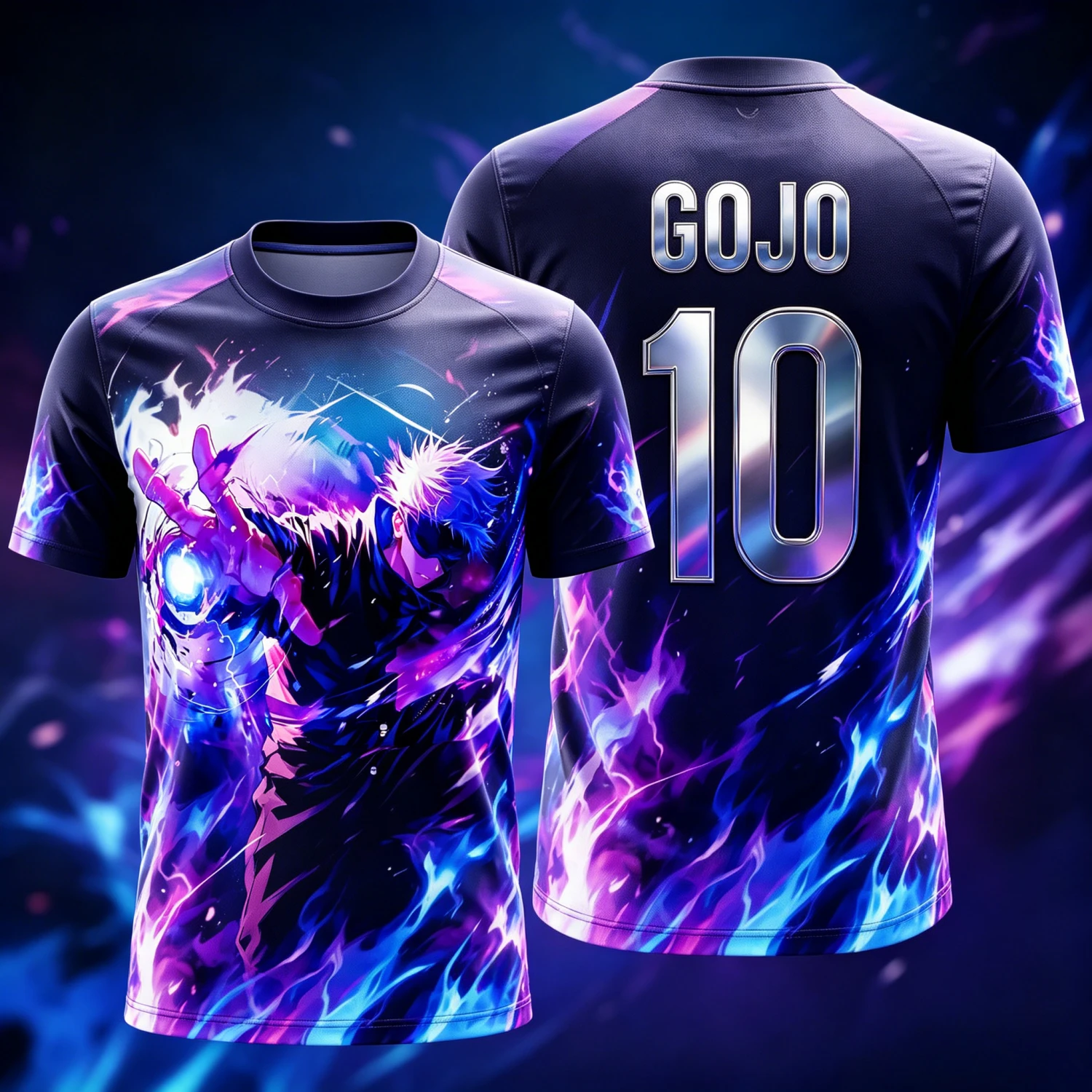 2026 Summer Jujutsu Kaisen Retro Cosplay T-shirt Men's 3D Printed Jiu Jitsu Short-sleeved Family Unisex Children's Sports Shirt