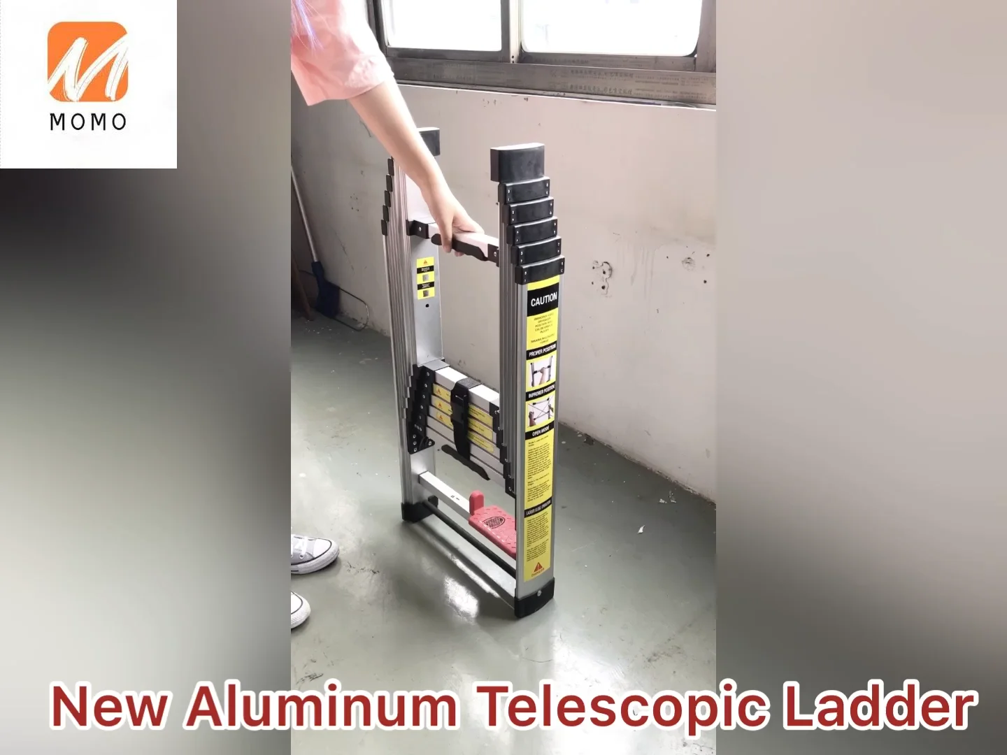 multifunctional telescopic attic ladders/telescoping ladder/telescopic articulated folding aluminum extension ladder