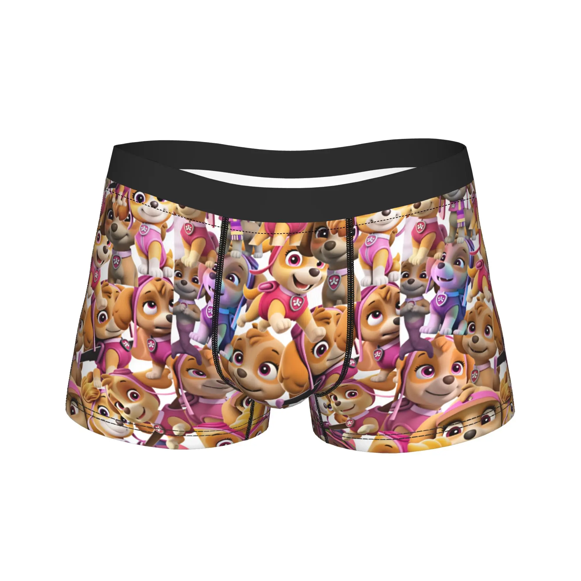 Paw Dogs Skye Magical Puppy Character Shorts Briefs  Underwear Trenky Man Funny Boxer Shorts Pattern Plus Size Panties