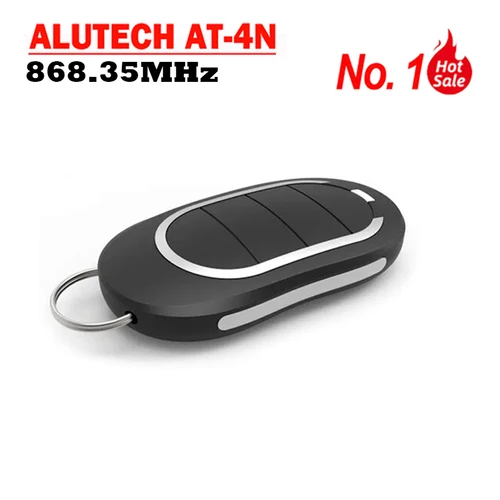 ALUTECH AT-4N 차고 도어 원격 제어 868.35MHz 롤링 코드 원격 제어 게이트 오프너 배리어 게이트 제어 송신기 