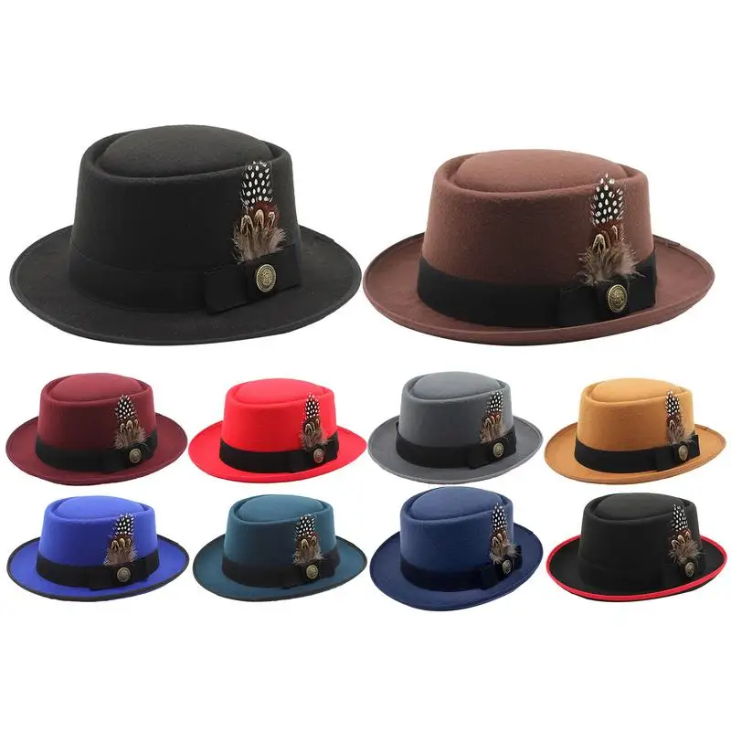 Black Bowler Hat German Hat Oktoberfest Outfits Women Oktoberfest Costume Accessories With Feathers Emblems For Oktoberfest Folk