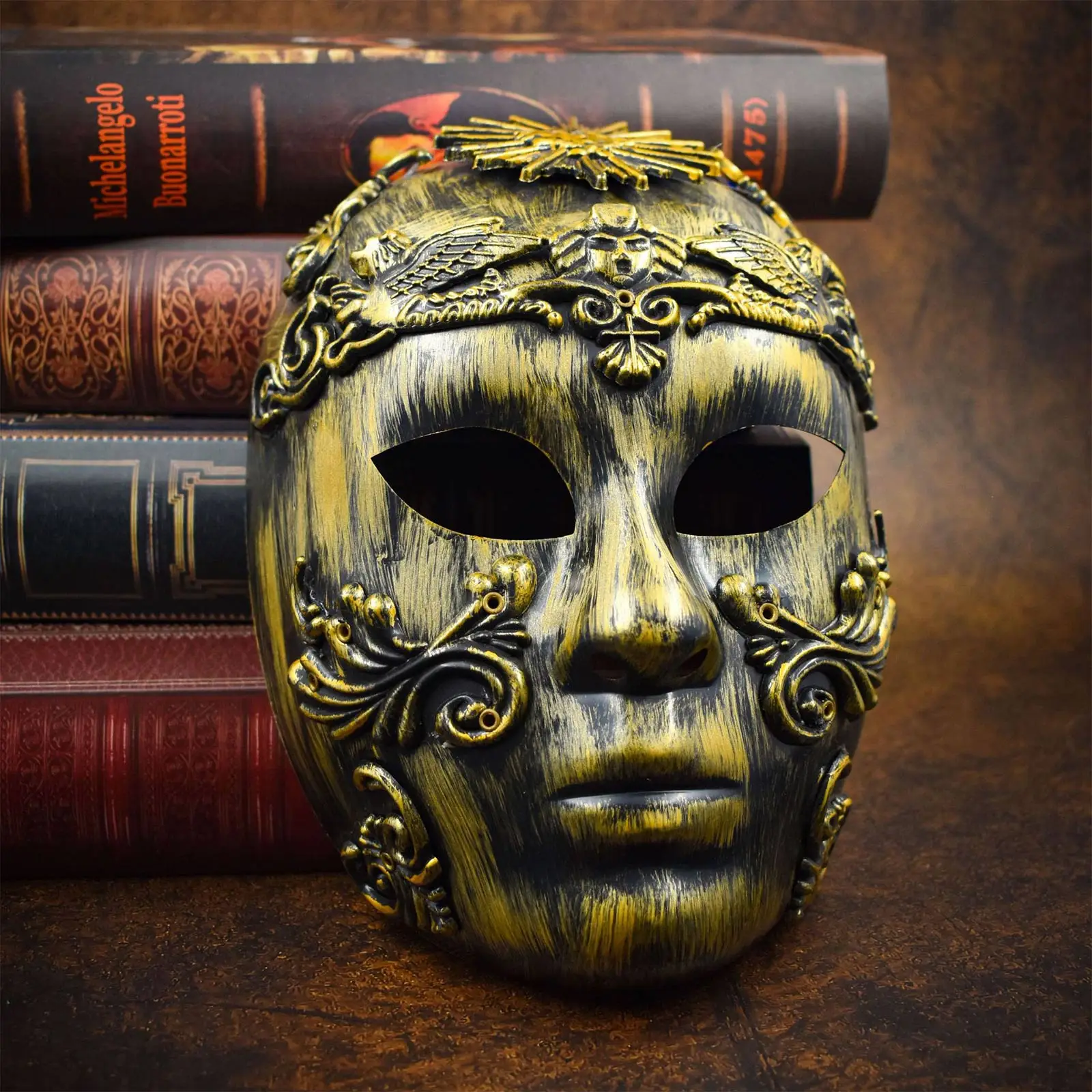 

Mechanical Gear Steampunk Phantom Mask Easter Horror Masquerade Venice Mask Halloween Xmas Party Props Adult Cosplay Anime Mask