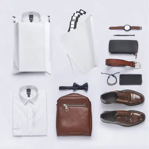 25/50/100 st självhäftande försegling expresslogistikutskick vattentät och dammtät förpackningspåse, presentförpacknings- och fraktpåse 8 best sales väskor på rea - №1