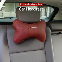 Car Headrest Neck Support Safety Lumbar support Neck Pillow Seat Belt Shoulder Pads For BMW Motorsport X1 X3 X5 E39 E46 E90 F20
