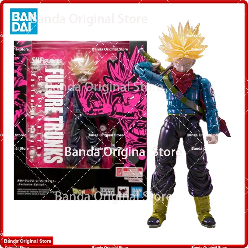 

In Stock Original Bandai S.H.Figuarts SHF Future Trunks Super Saiyan 2024 SDCC Dragon Ball Z Anime Collection Figures Model