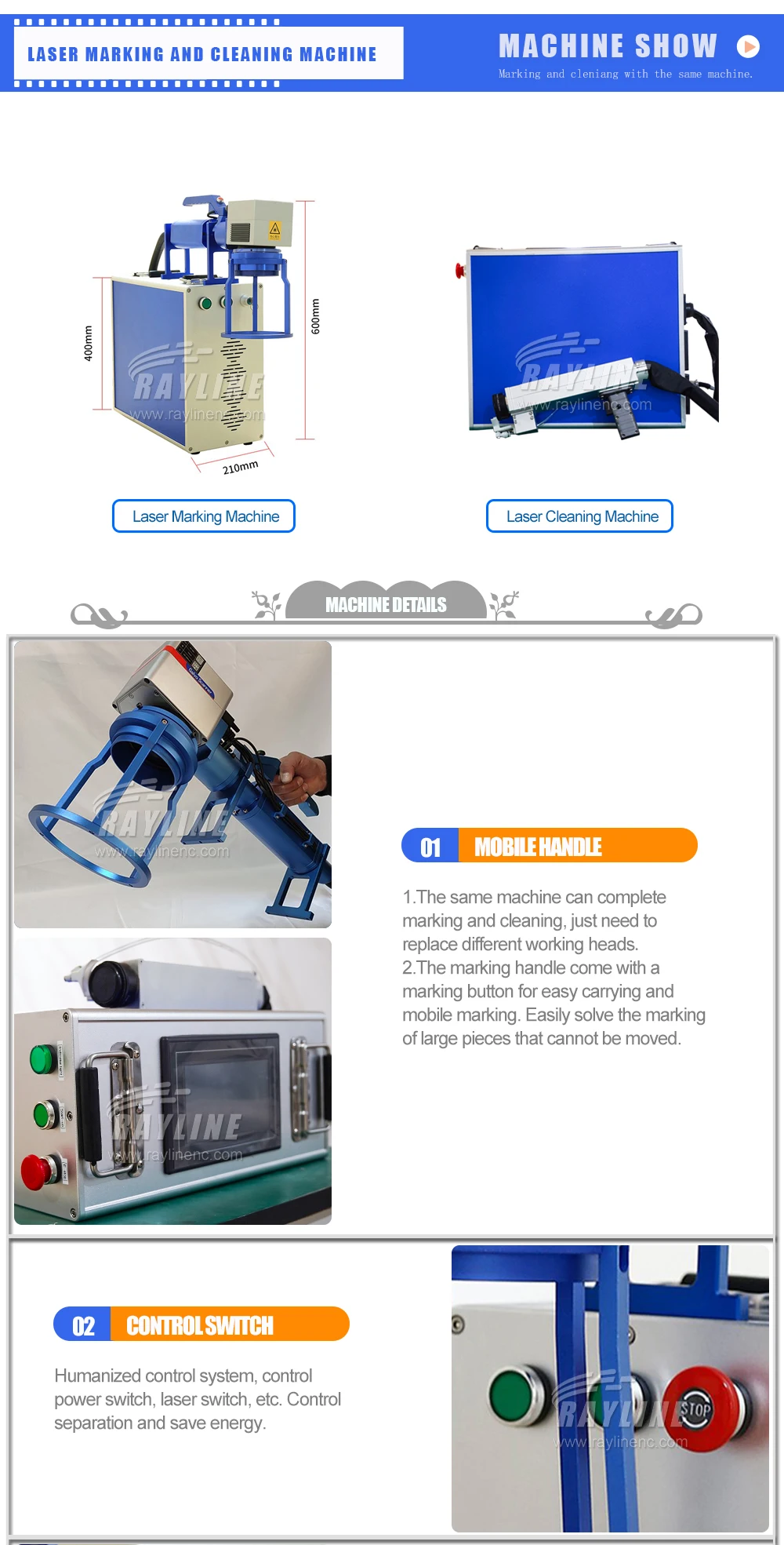 CO2 Laser Marking Machine 20W 30W 50W 100W Pipe Laser Engraving Machine For Non-Metal Wood Acrylic Leather Paper Cloth