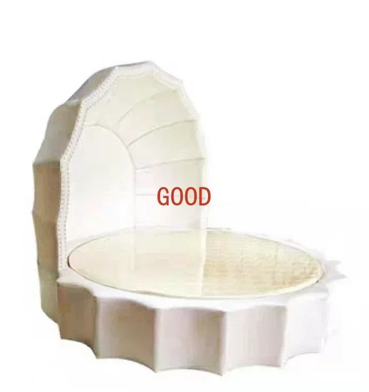 

Круглая кровать для воды, кровать и мебель для завтрака, отель, электрическая ракушка, тень, кофе-бар, тема пары, простая и легкая роскошная кровать