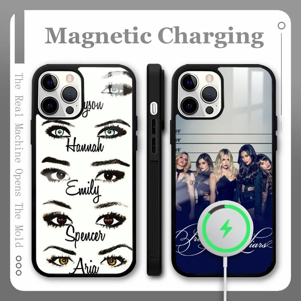 

P-Pretty Little Liar PLL Rule Phone Case For iPhone 16 15 14 13 12 11 Pro Max Plus Mini Magsafe Magnetic Wireless Charging Cover