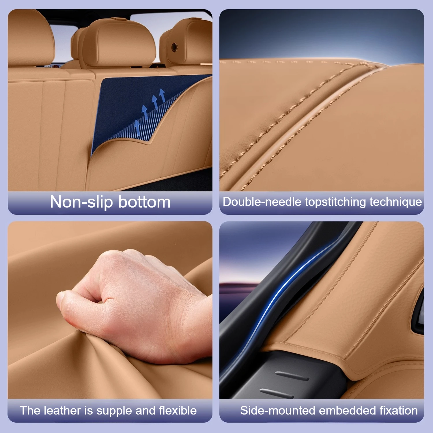 ل Aion i60 2026 التغطية الكاملة فرش داخلي للسيارات والشاحنات الجلدية مقاوم للماء الأوساخ مقاومة الخلفي فرش داخلي تعديل الملحقات #4