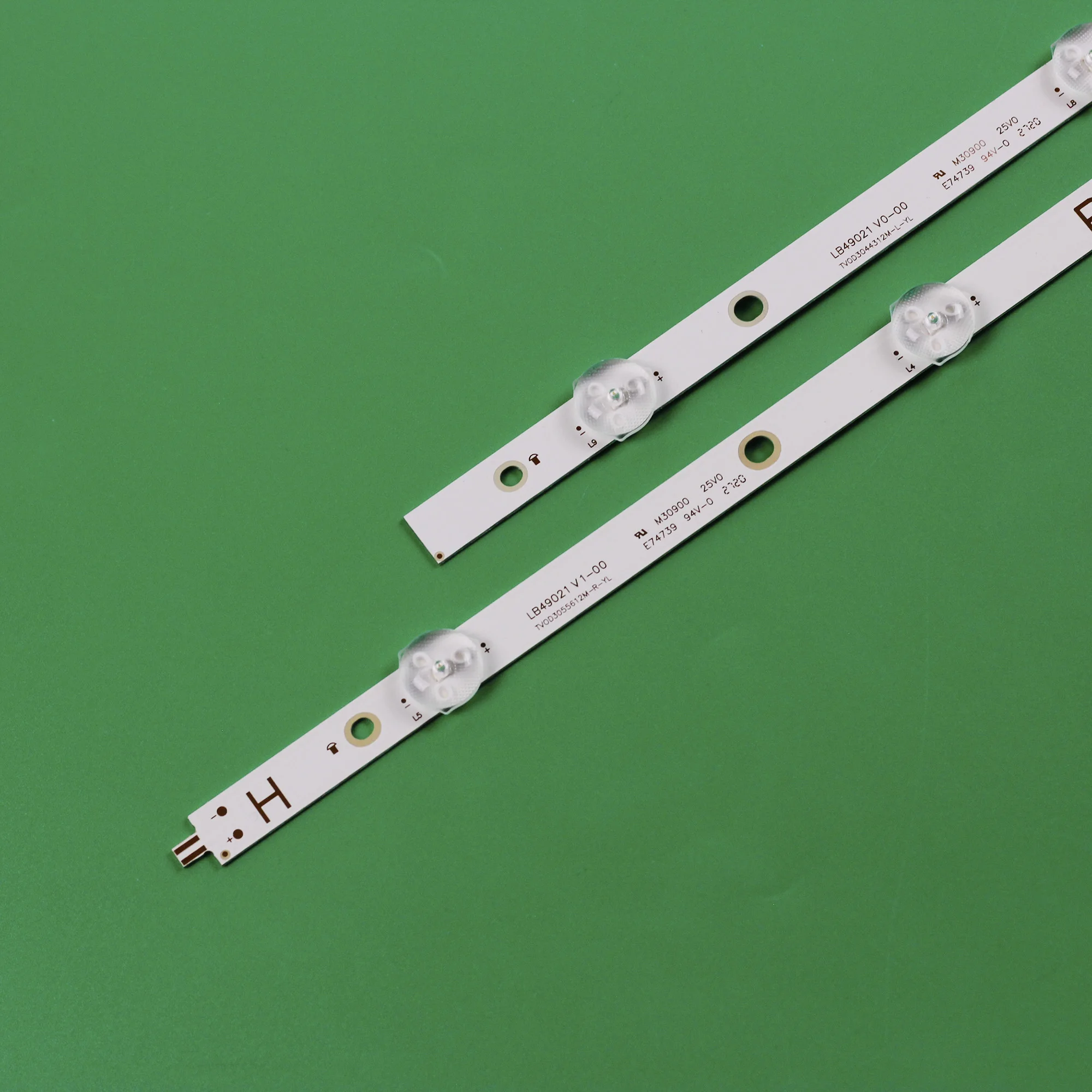 10Pcs/Set LED Strip 49PUS7503/12 49PUS6412 TPT490U2 49PUT6162/12 E465853 13029B LB49021 V0_01 LB49023 TT4906F LB49021 49PUS7503