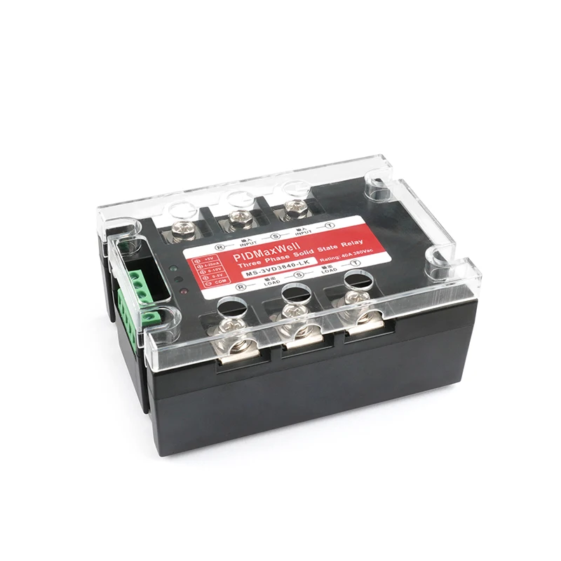 MS-3VD3840C-LK 40 أمبير منظم جهد ثلاثي الطور مدخلات عالمية 4-20mA 0-5VDC 0-10VDC جهد تحميل ثابت عند 400 فولت 380 فولت 418 فولت