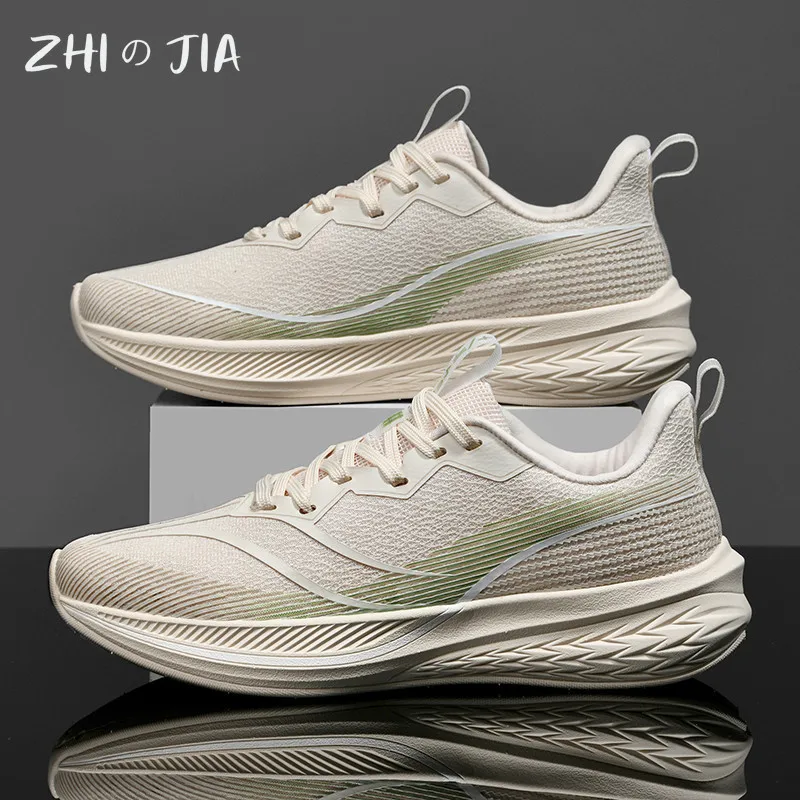 Autumn Popular Knitted Breathable Running Shoes Couple Outdoor Lightweight Comfortable Sneaker Fashion Casual Footwear 36-45